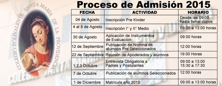Matriculas 2015